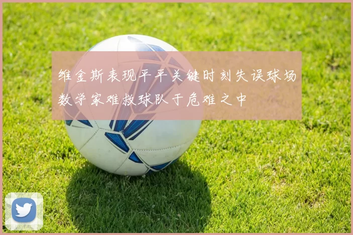 维金斯表现平平关键时刻失误球场数学家难救球队于危难之中