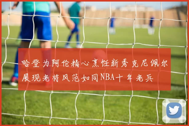 哈登为阿伦精心烹饪新秀克尼佩尔展现老将风范如同NBA十年老兵